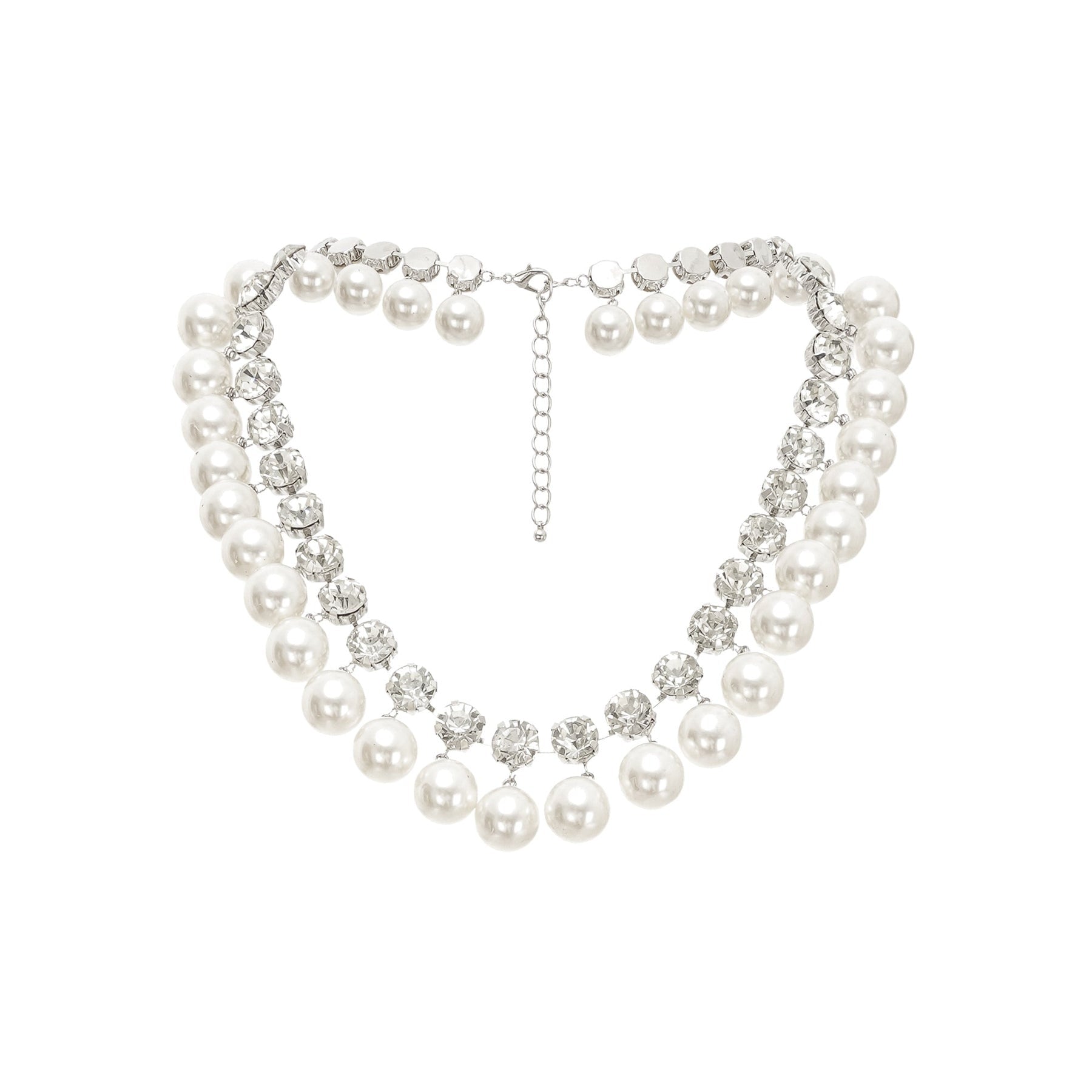 Valérie pearlembellished layered necklace
