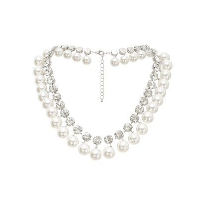 Valérie pearlembellished layered necklace