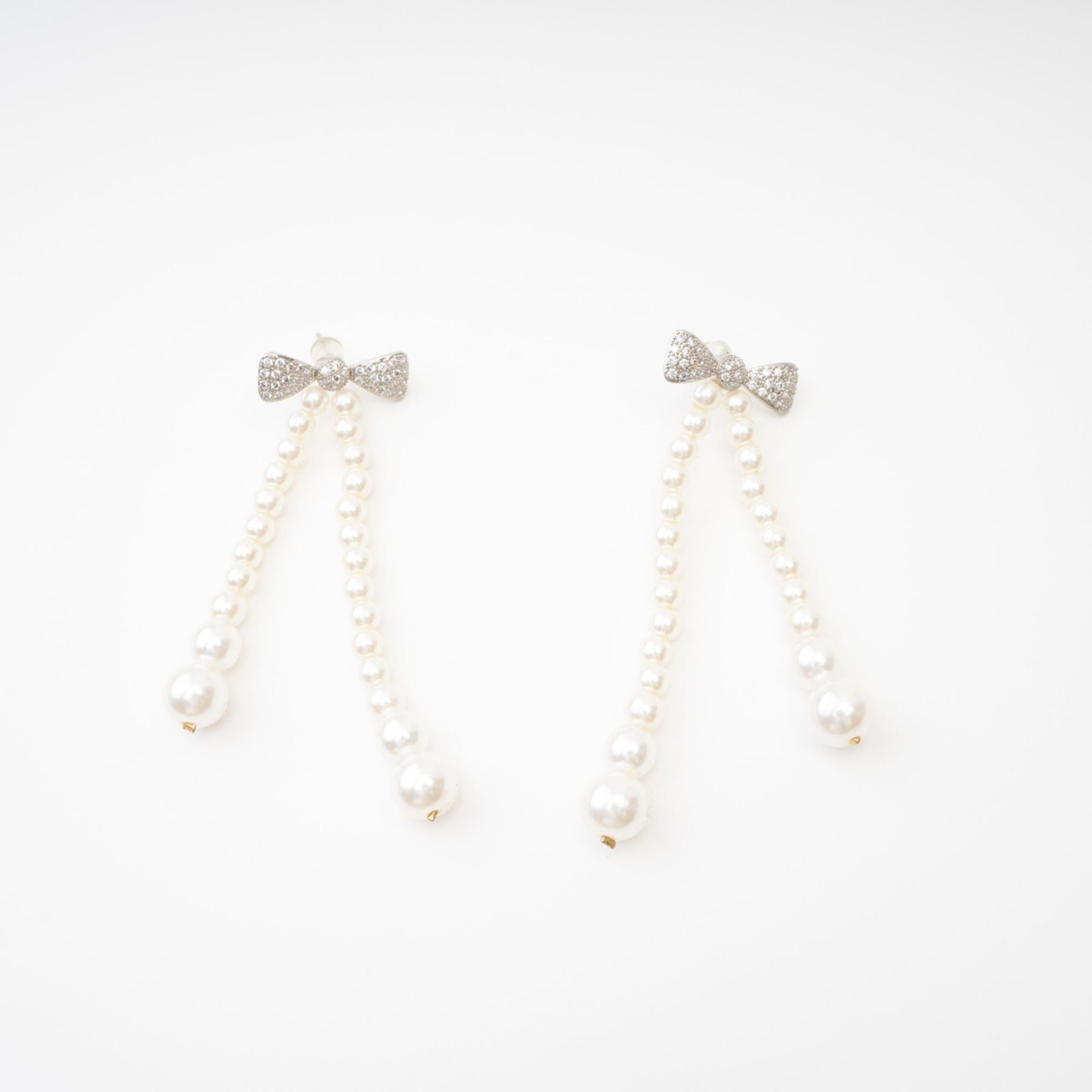 Élodie pearlembellished stud earrings