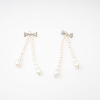 Élodie pearlembellished stud earrings