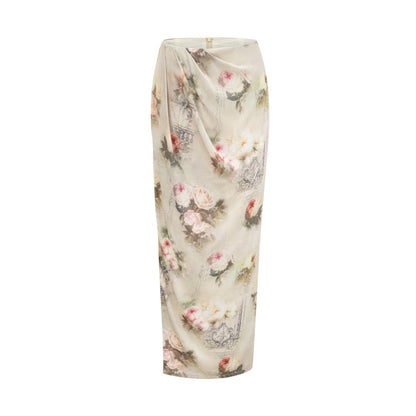 Viviane floralprint top  skirt matching set