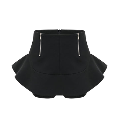 Priscille layered flouncehem shorts