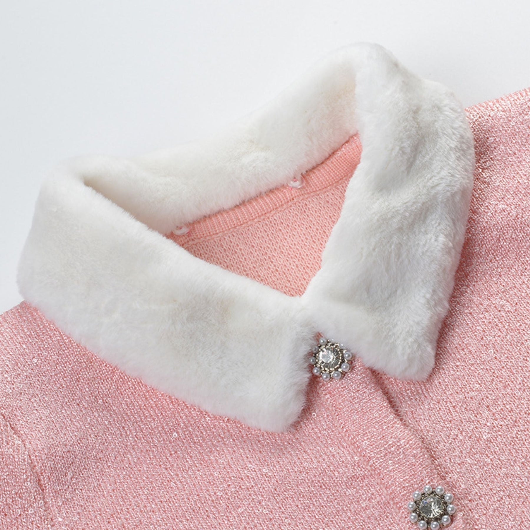 Armelle pink jacket  skirt matching set