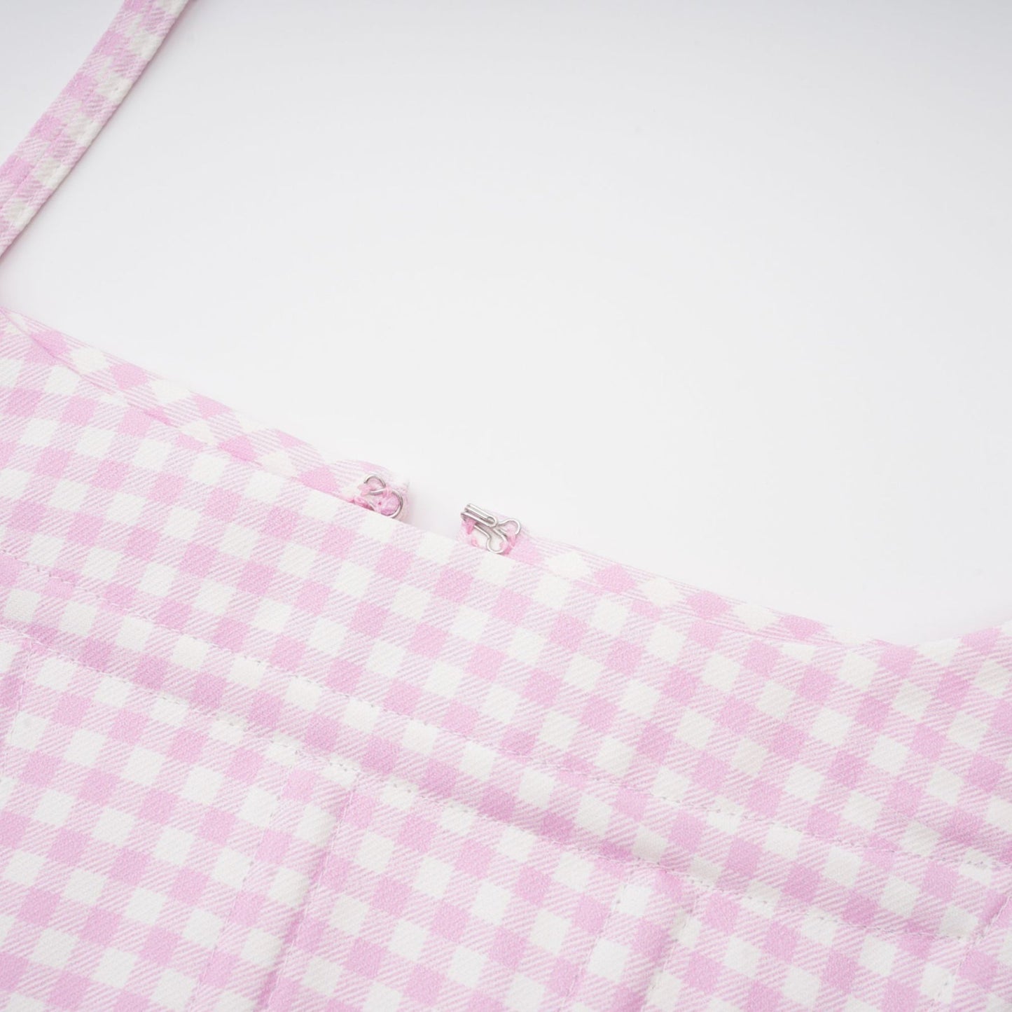 Sandrine ginghamcheck top  skirt matching set