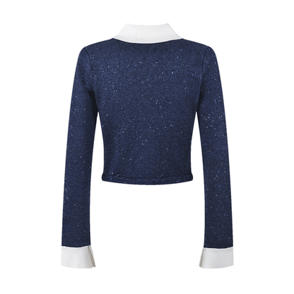Fiorenza Jacke & Rock Navy Blue Set