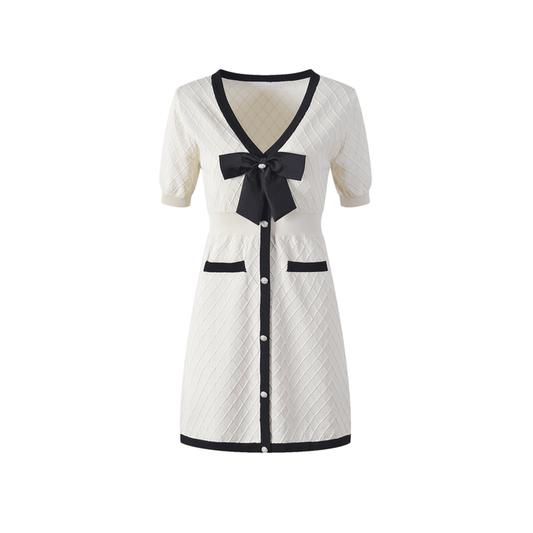 Clarissa Minikleid mit Schleifendetail