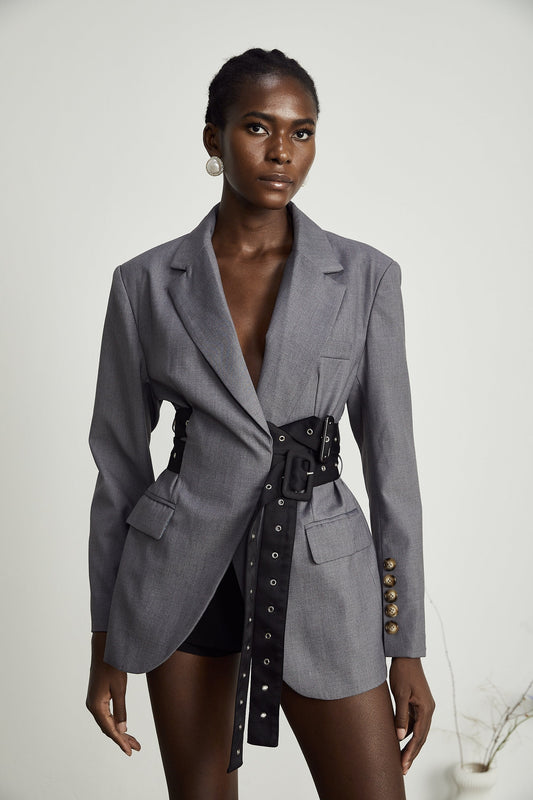 Thérèse beltedwaist blazer