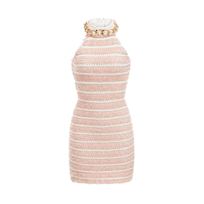 Inès chainlink mini dress