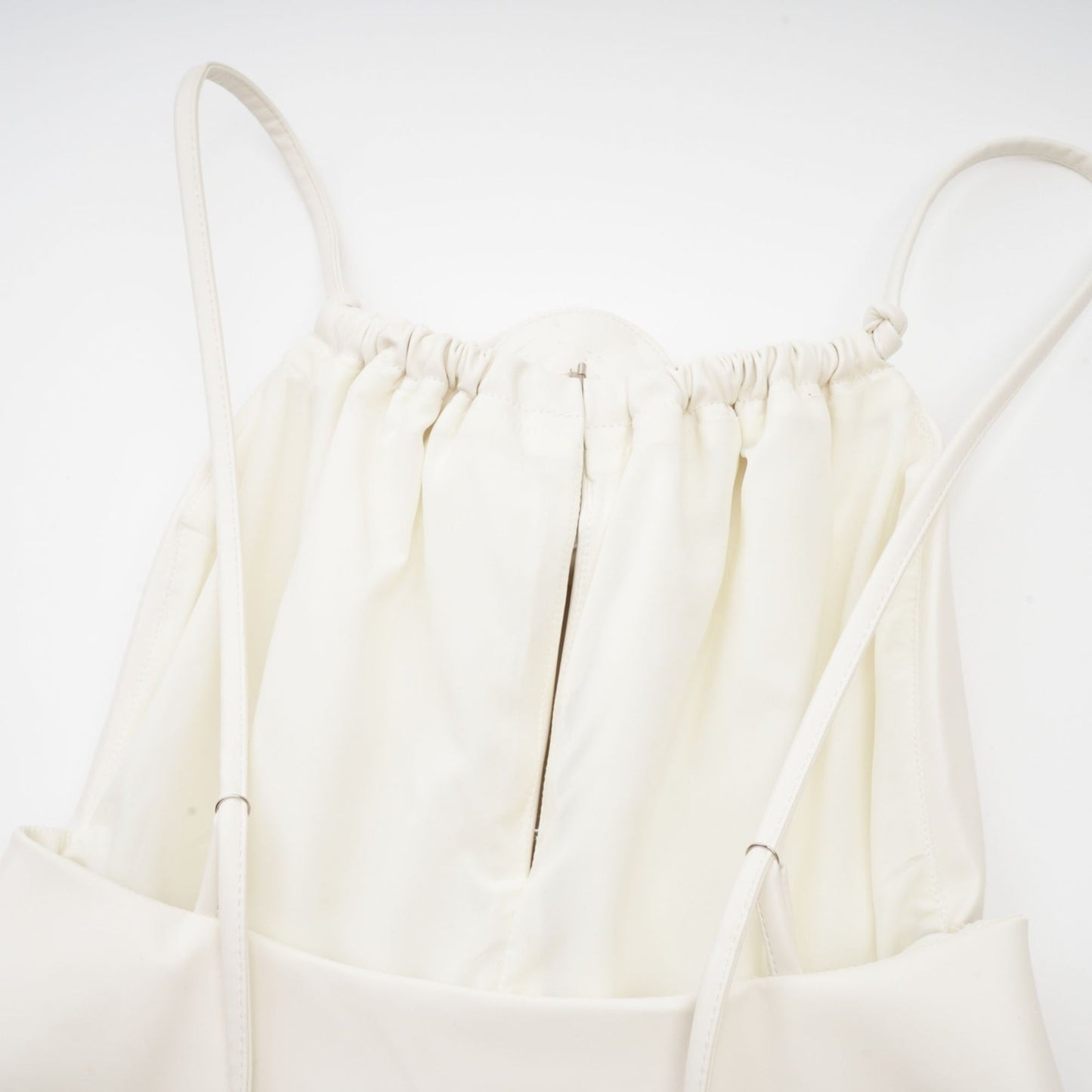 Sancia floralappliqué leather top