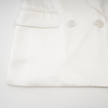 Sylvie white doublebreasted blazer