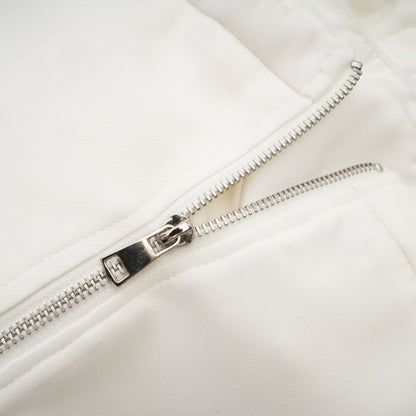 Lucie white floralapplique top