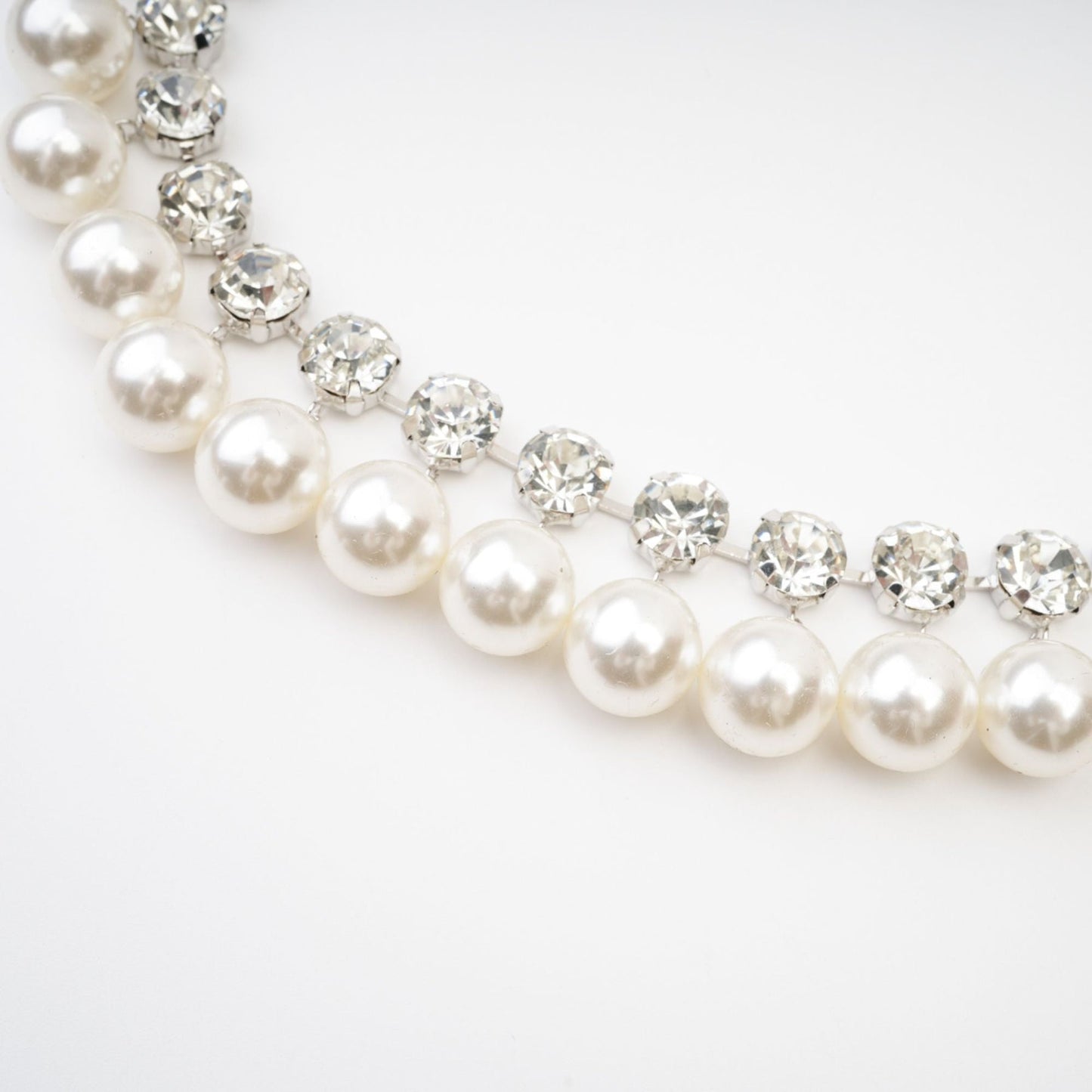 Valérie pearlembellished layered necklace