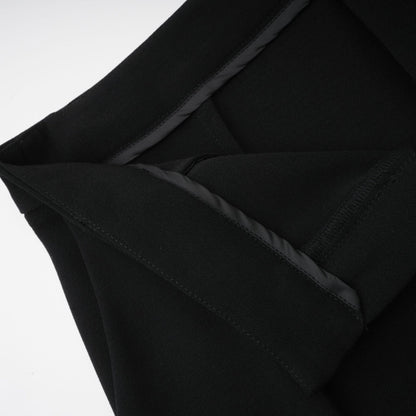 Suzanne black pleated jacket  trousers matching set