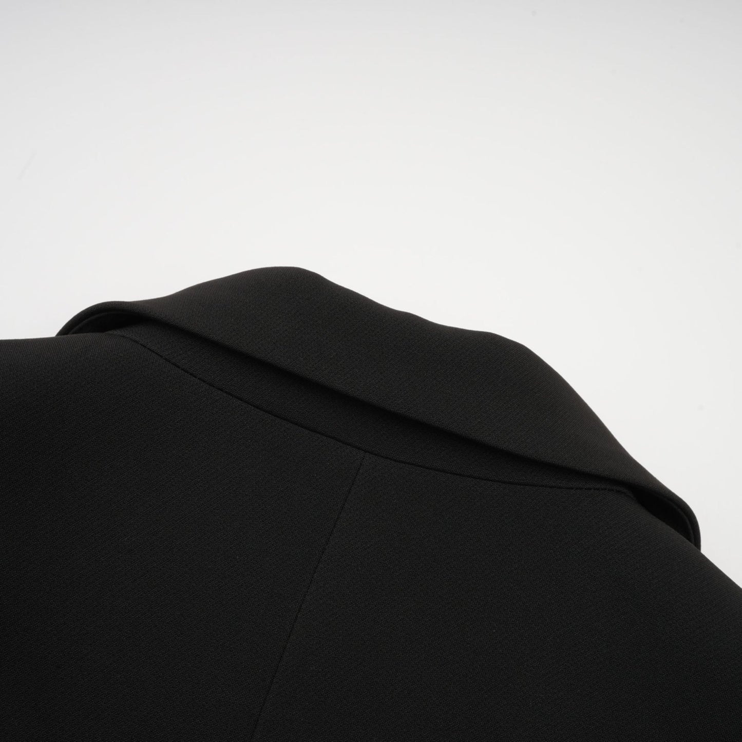 Justine black bowknot cutout blazer