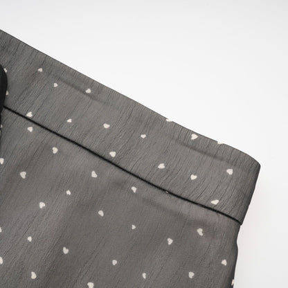 Gisèle tiewaisted polkadot print skirt