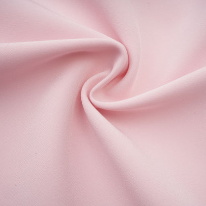 Elise pink bowdetail splitneck midi dress