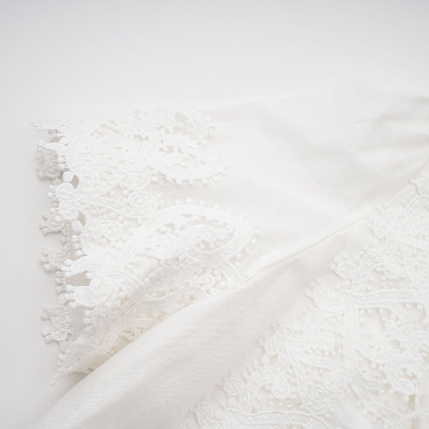 Patricia white florallace midi dress