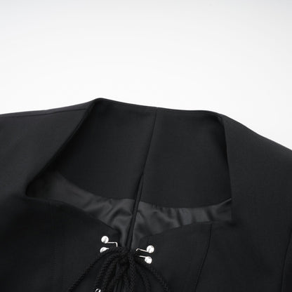 Amia laceup cropped jacket