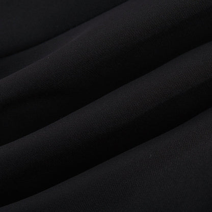 Nalini black fauxflower mini skirt