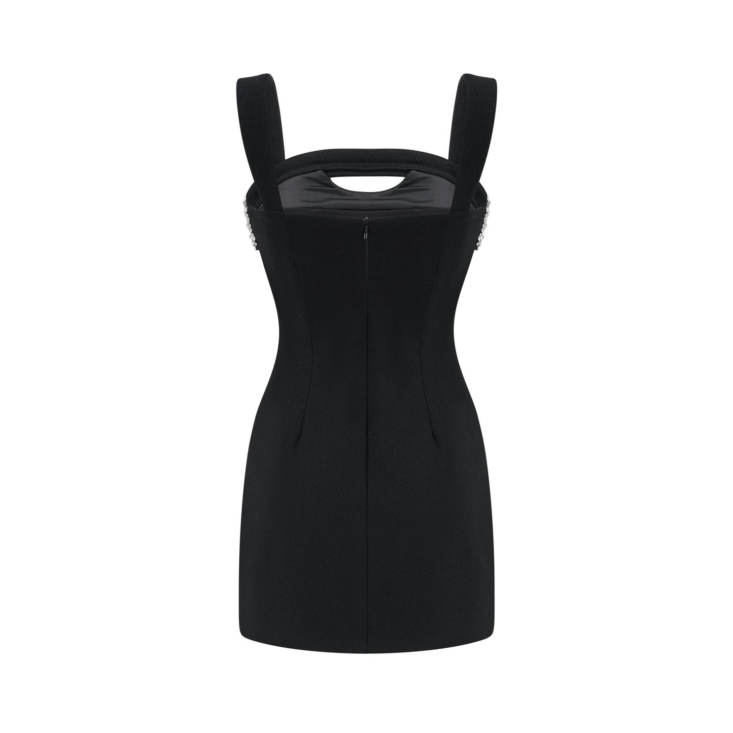 Mathilde black mini dress