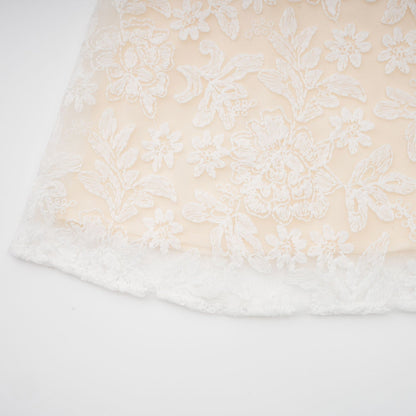 Gaia embroidered corset midi dress