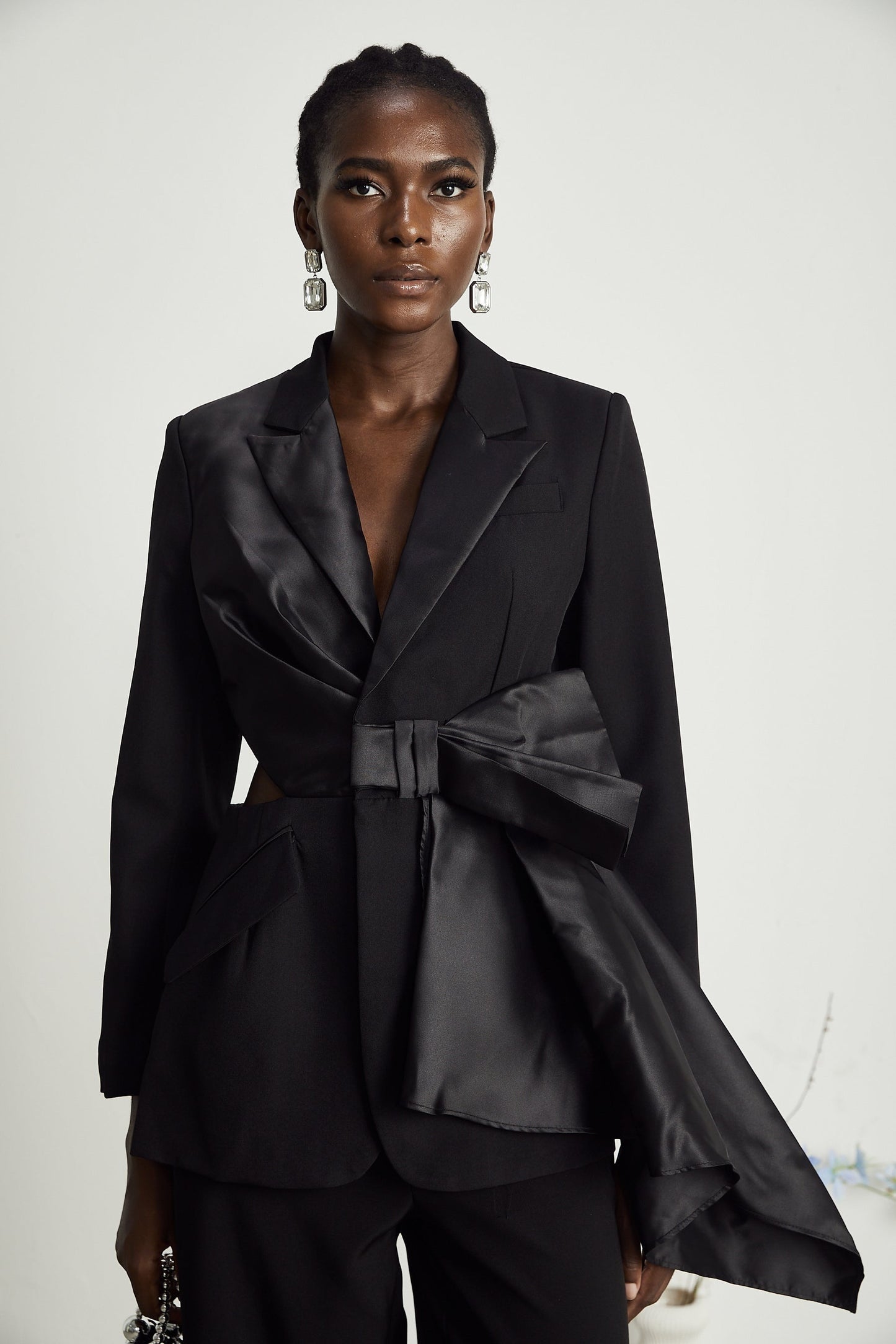 Capucine bowtie embellished blazer