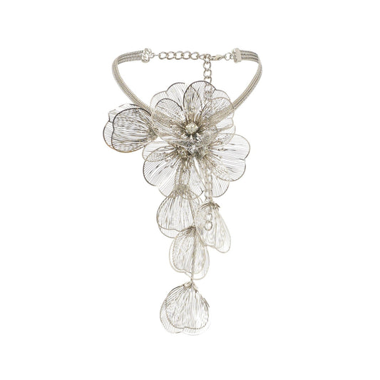 Josefina floralappliqué necklace