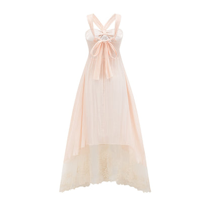Bérénice lacehem midi dress