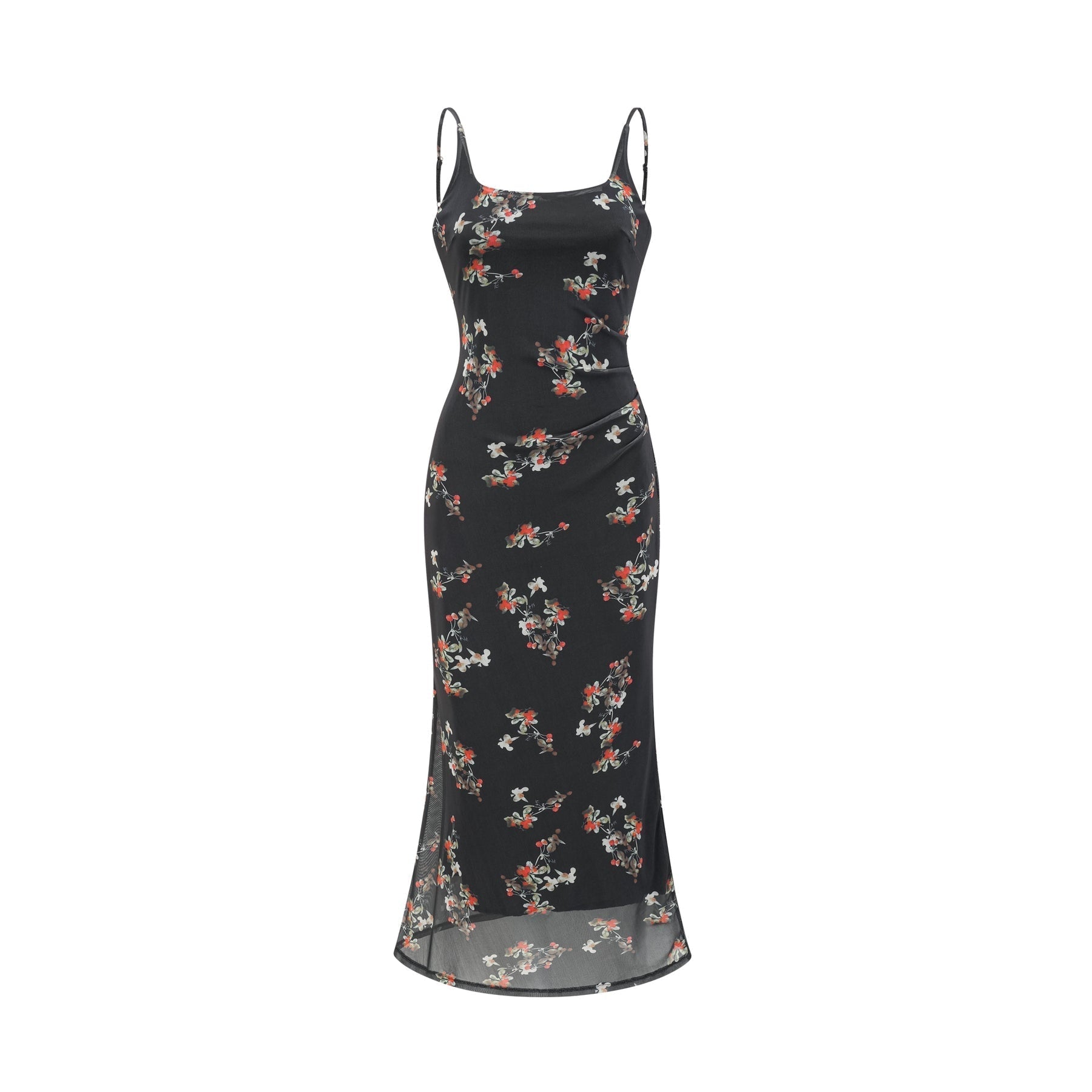 Renée floralprint layered midi dress