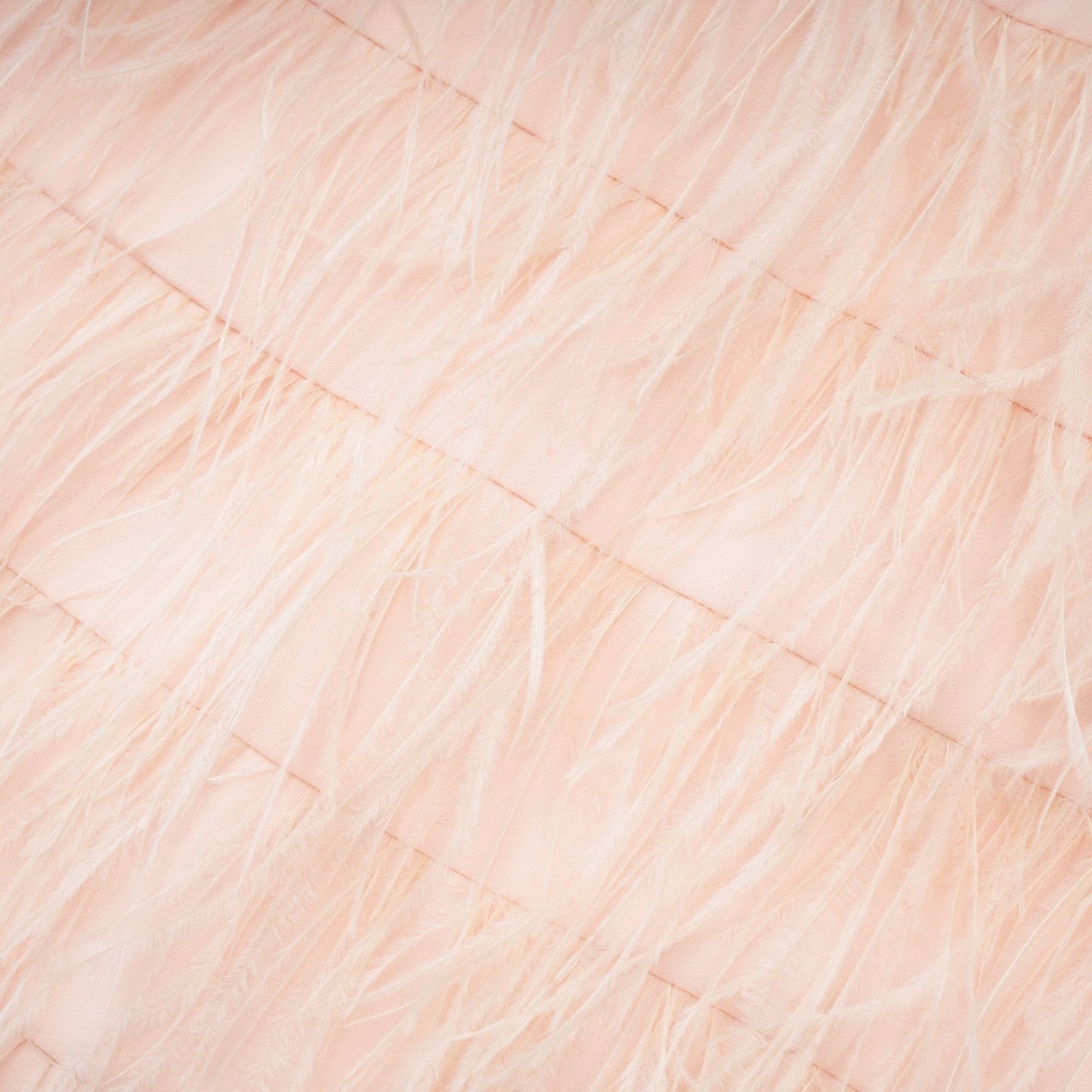 Katarina featherdetail tassel dress