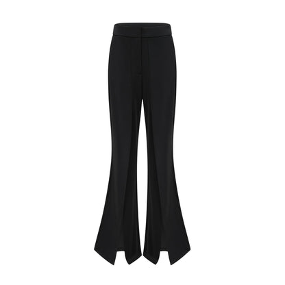 Delphine black embellished jacket  trousers matching set