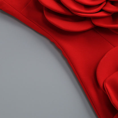 Françoise fauxflower dress
