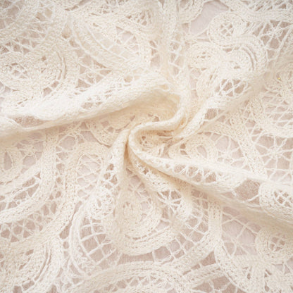Galatea white lace longsleeve dress