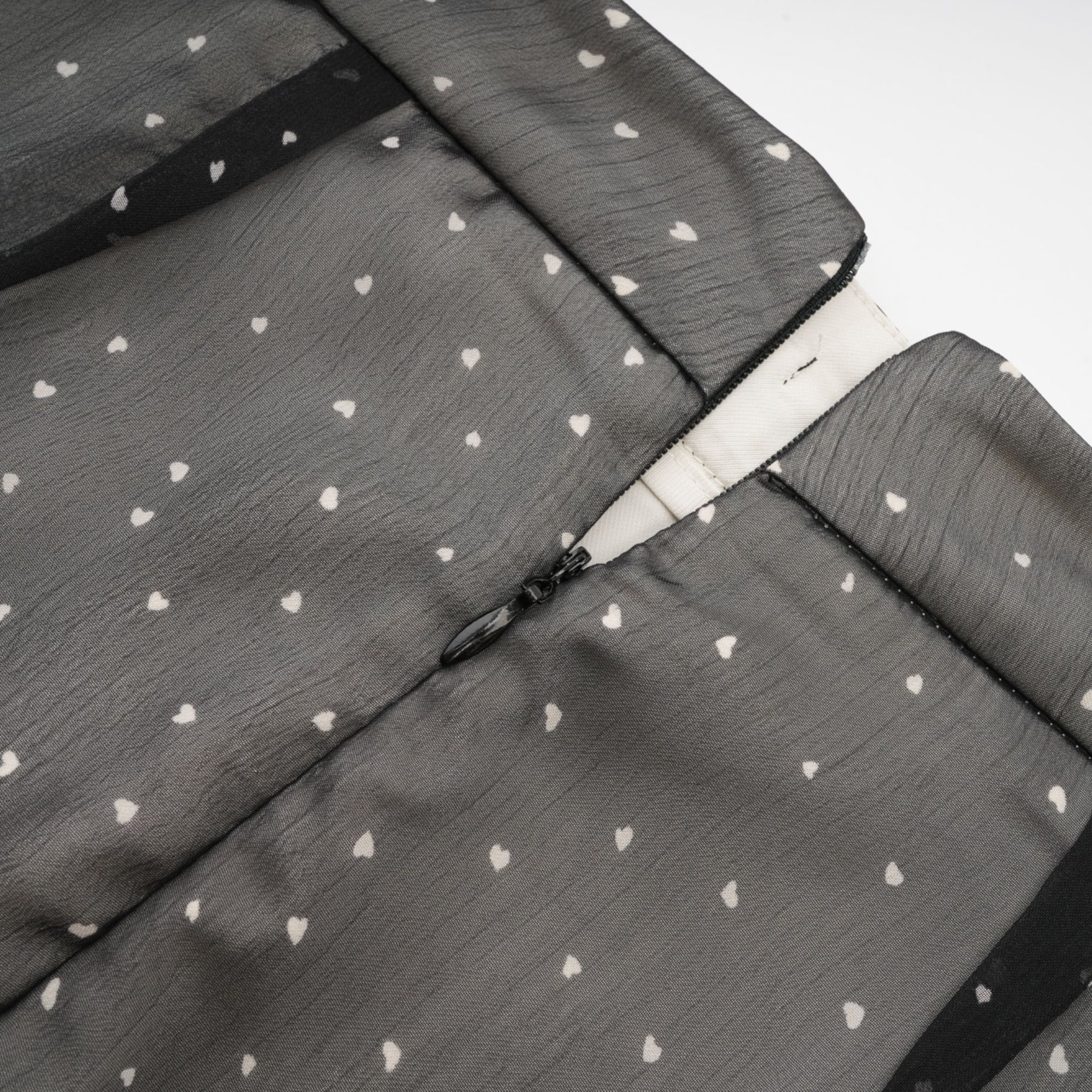 Gisèle tiewaisted polkadot print skirt