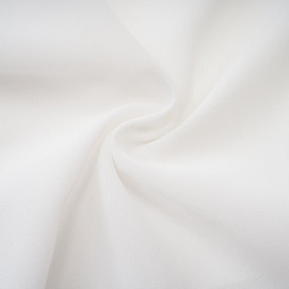 Mariah white chiffon ruffle halter neck maxi dress