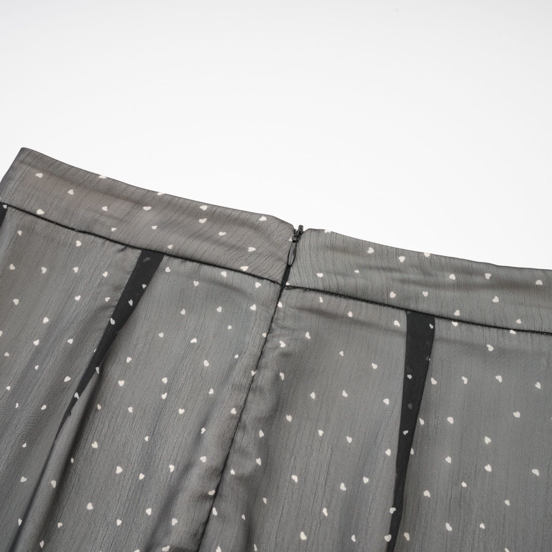 Gisèle tiewaisted polkadot print skirt