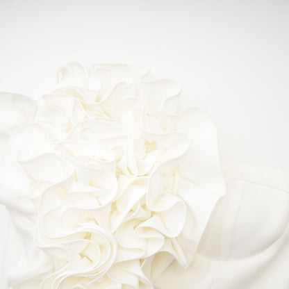 Lucie white floralapplique top