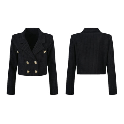 Élodie waffleknit jacket  skirt matching set