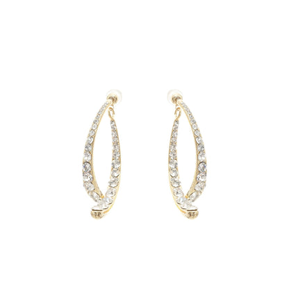 Mathilde embellished curveedge earrings