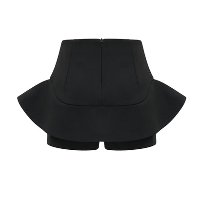 Priscille layered flouncehem shorts