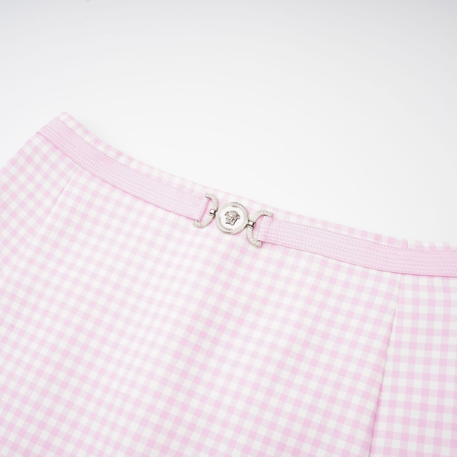 Sandrine ginghamcheck top  skirt matching set
