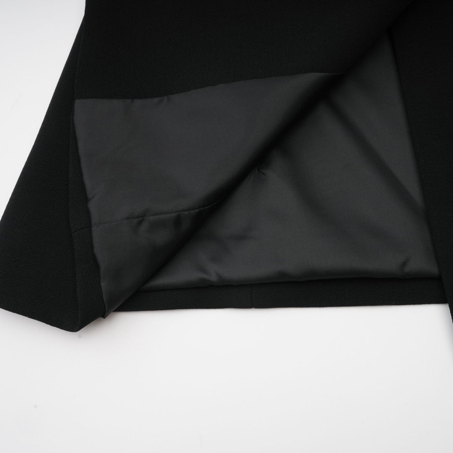 Suzanne black pleated jacket  trousers matching set