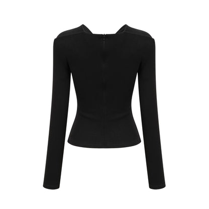 Clarabelle gatheredeffect cutout top