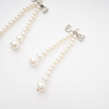 Élodie pearlembellished stud earrings