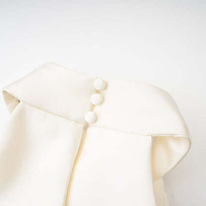 Manon white top  skirt matching set