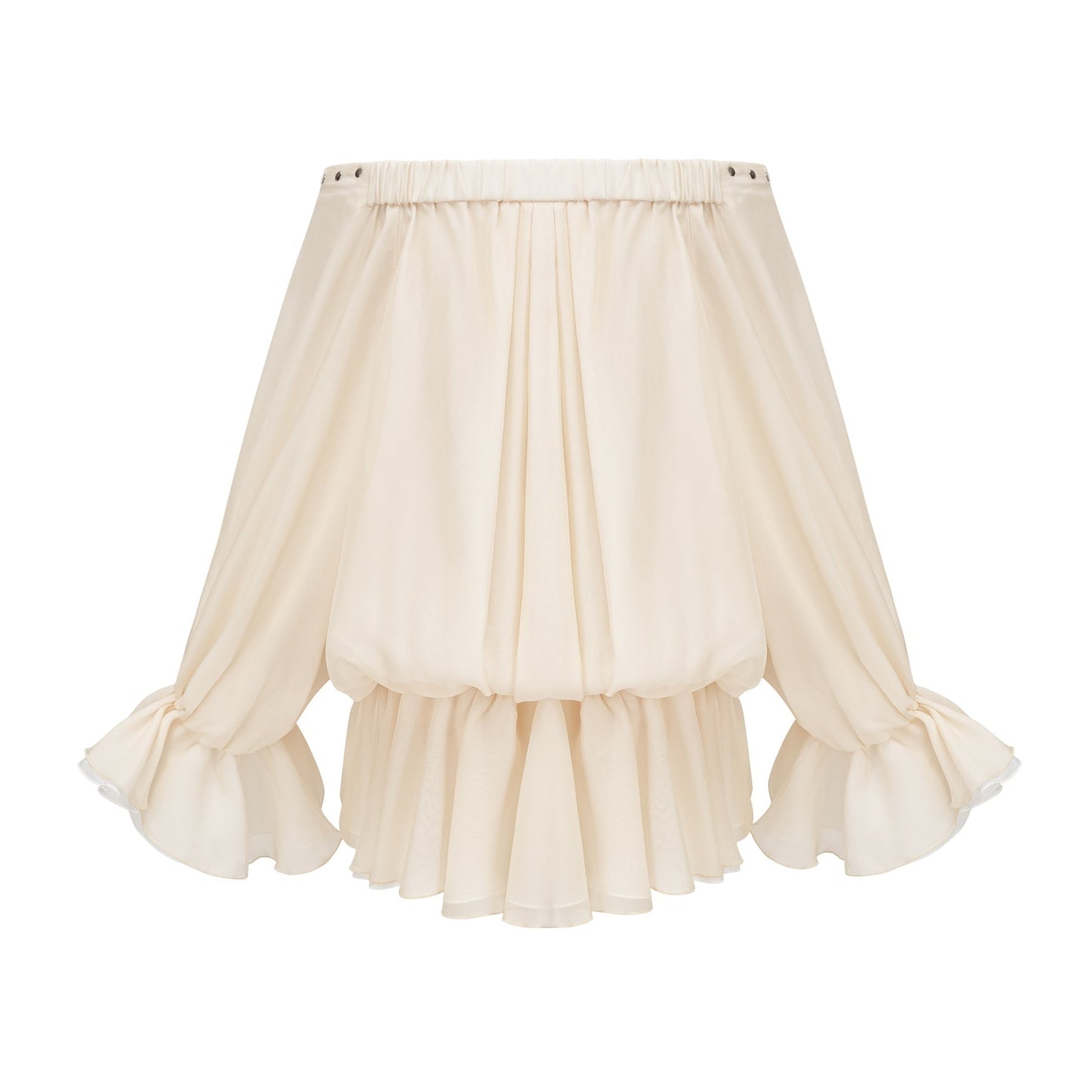 Lisette offshoulder chiffon mini dress