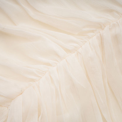 Thibaulte tuckdetail pleated tulle mini dress