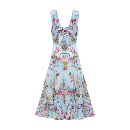 Victoire floralprinted midi dress