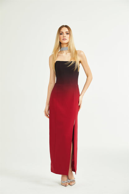 Roxane gradienteffect offshoulder dress