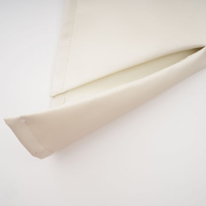 Sancia floralappliqué leather top